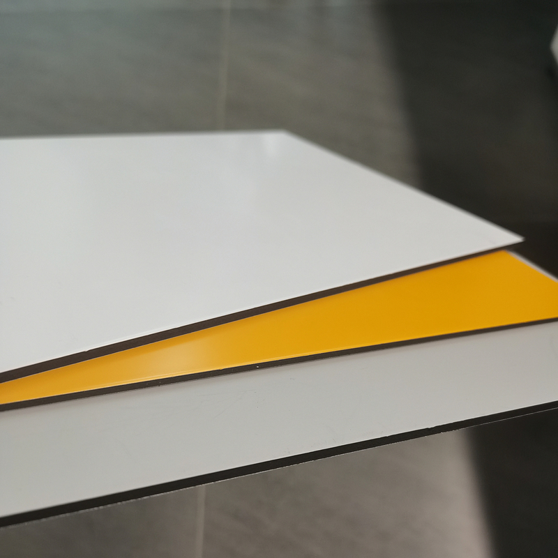 3 x 0.2mm ACP PE کامپوزیت پانل آلومینیومی 1500mm برای دکوراسیون داخلی