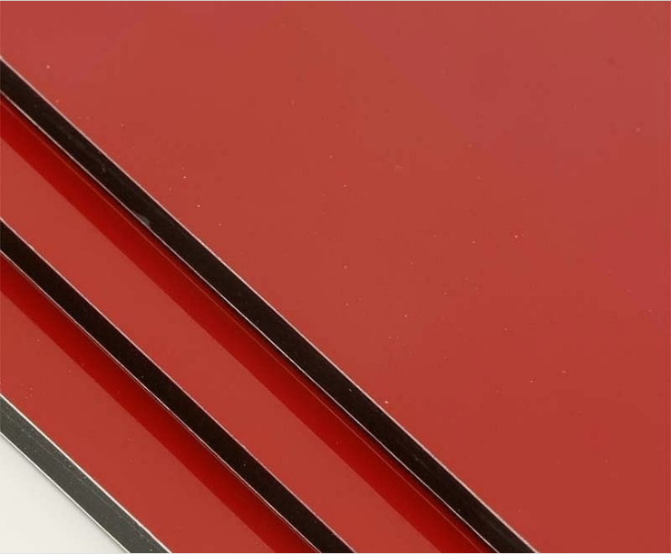 رنگ های مختلف Acp / چوب آلومینیوم پنل ترکیبی مقاوم UV درجه E0 آسان نصب