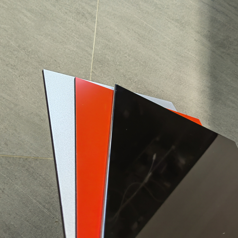 پانل آلومینیومی کامپوزیت PVDF Alucobond با هسته غیر قابل شکستن و سطح درخشان