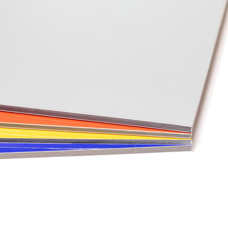 مواد تزئینی دیوار پرده بیرونی PE PVDF 4mm ACP Acm پنل آلومینیوم کامپوزیت