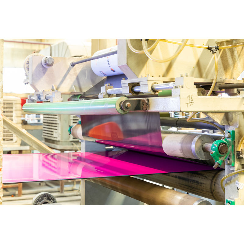 پنل کامپوزیت آلومینیوم PVDF درجه B1 ضد آتش برای تزئینات دیواری خارجی