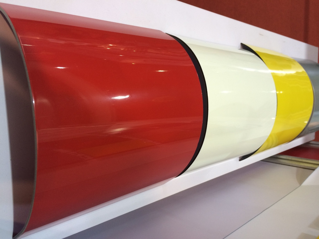 3050mm طول برش آلومینیوم Polyvinylidene فلوراید پانل برای سطوح صاف و ماندگار