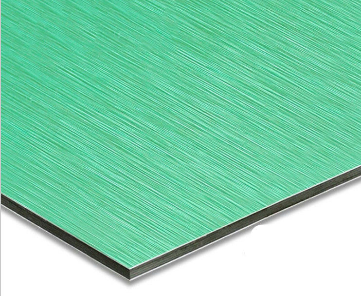 در انبار 1220*2440mm پنل آلومینیوم برش شده PVDF پوشش داده شده، مقاوم در برابر آب و هوا برای دیوار پرده ای ISO 9001Factory
