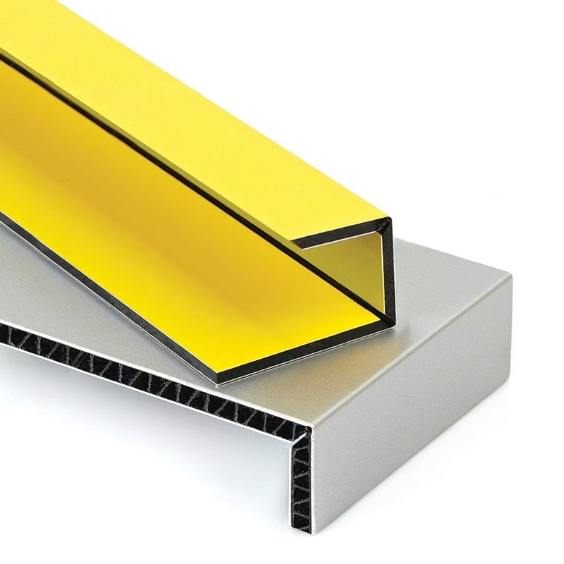 پانل کامپوزیت آلومینیومی 4mm PE PVDF پوشش داده شده غیر قابل شکستن / خم کردن ACP