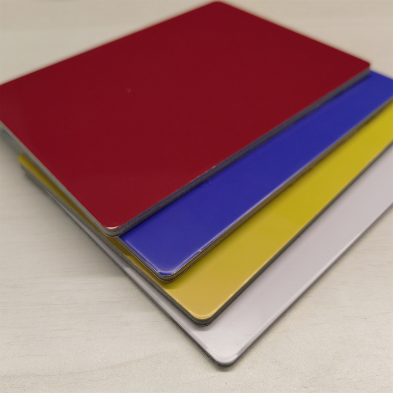1220*2440*4*0.21mm PVDF آلومینیوم پنل کامپوزیت ACP / Acm برای پنل دیواری و تزئینات خارجی