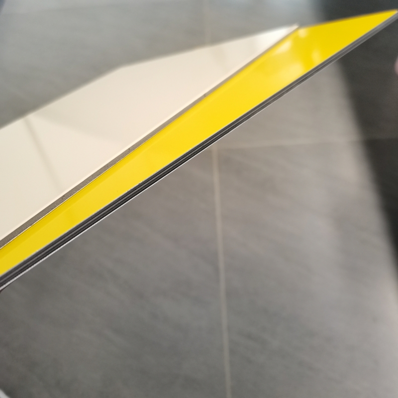 1220*2440*4*0.21mm PVDF آلومینیوم پنل کامپوزیت ACP / Acm برای پنل دیواری و تزئینات خارجی