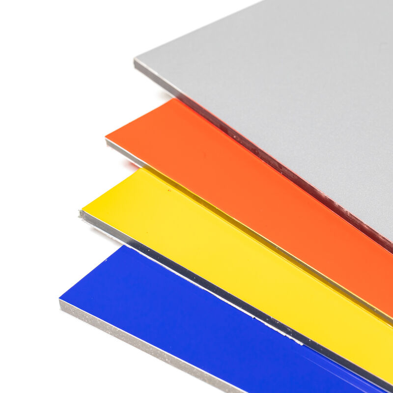 آماده برای ارسال 2mm ACP قدرت بالا و ضد آتش، PE PVDF پایان درخشان برای دیوار پارتیشن بهترین فروشنده در علی