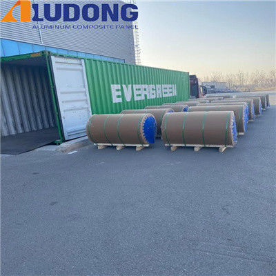 0.18mm Ultra Thin Glossy PE / PVDF Coated Aluminum Coil برای چاپ پوشه های علامت گذاری