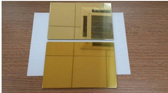 30% 70% Surface Gloss Mirror Like Aluminum Panel With ISO Certification 1250mm