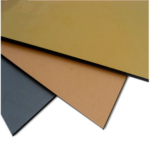صفحه آلومینیوم شیک آینه 0.04-0.5mm هسته پلی اتیلن 30%-70% درخشش 1220-2000mm گواهینامه ایزو
