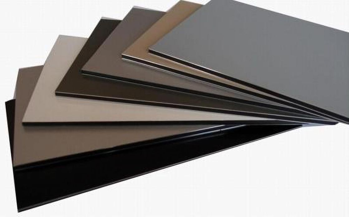 تبلیغاتی فاشیا 1250mm 1500mm PVDF ACP آلوکوبند طراحی آلومینیوم پنل کامپوزیت برای پرده دیواری