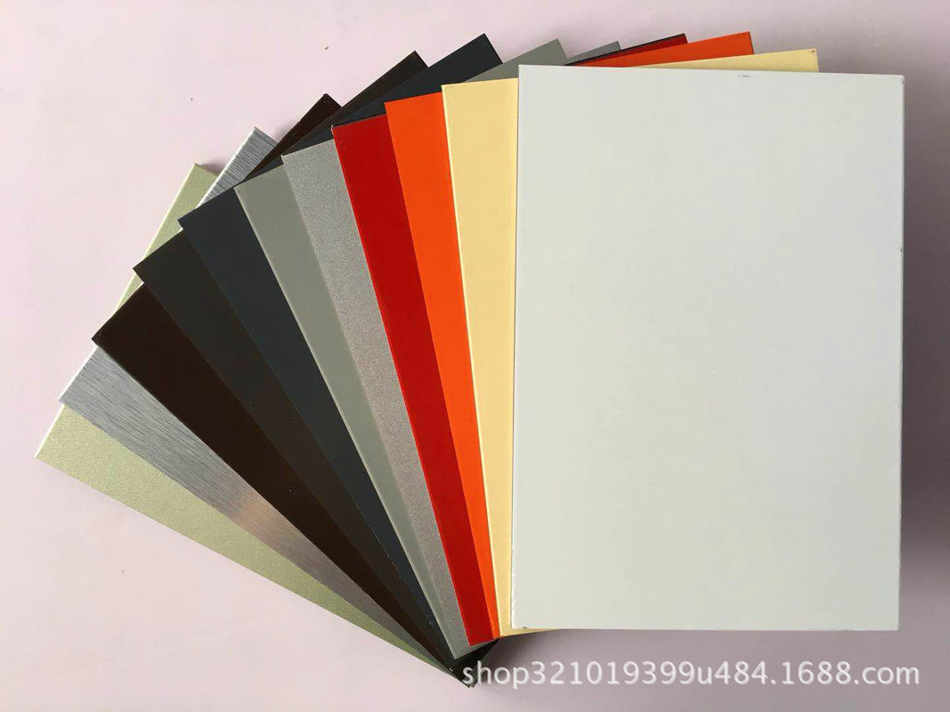 تبلیغاتی فاشیا 1250mm 1500mm PVDF ACP آلوکوبند طراحی آلومینیوم پنل کامپوزیت برای پرده دیواری