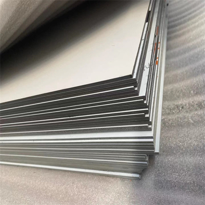 آینه آلومینیوم پنل ترکیبی PE PVDF پوشش 0.3mm آلومینیوم نقره مس طلا