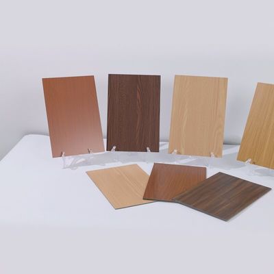 تخته پلاستیکی آلومینیومی 2 میلیمتری چوبی مستقیم کارخانه با پوشش پلی اتیلن، غیر قابل اشتعال برای دیوار پارتیشن فروش داغ ورق ACP
