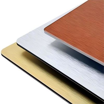 B1 A2 پانل کامپوزیت آلومینیومی PVDF Alucbond برای نمای بیرونی پرده، لبه های سقف، سرپناه داخلی، سقف، تابلو