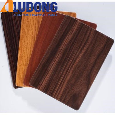 ورق OEM & ODM Wood Grain ACP ACM 1550*3000mm، پوشش نانو، ضد خش و عایق صدا برای ایستگاه مترو با کیفیت بالا